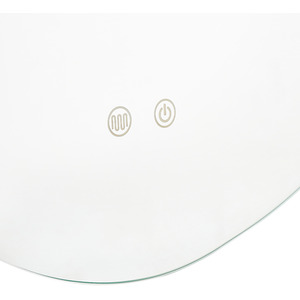 Irregular Frameless LED Bathroom Wall Mirror - Silver / 70cm by Livingandhome