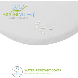 Palm Moses Basket Mattress (72cm x 26.5cm) by Kinder Valley