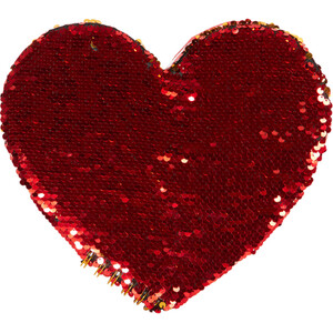Heart Sequin Notebook - Multicolour