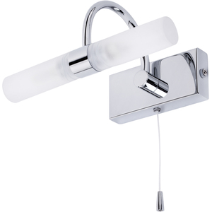 Crista Bathroom Wall Light - Chrome by Litecraft