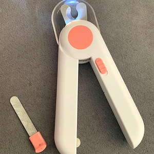 LED Illuminated Pet Nail Clippers Trimmer Tool - Blue