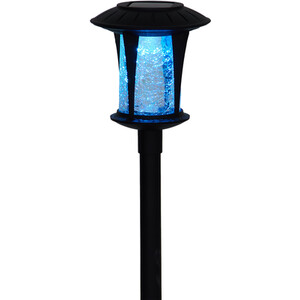Solar Lucena Colour Changing Stake Light - Black