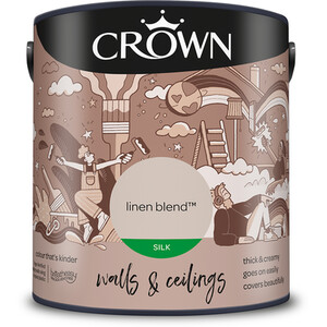 Crown Walls and Ceilings Silk Emulsion by Crown Paints