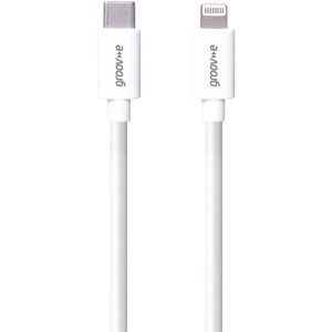 MFI Lightning to USB-C Charging Cable 2M - White by Groov-e