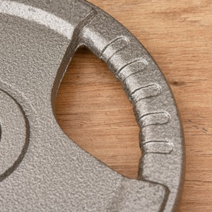 HOMCOM Weight Plates Grip Plate Sets - Silver / 2 by HOMCOM