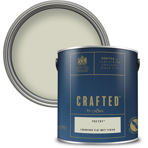 Crown Crafted Luxurious Flatt Matt Paint - Poetry by Crown Paints