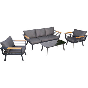 Saltram Sofa Set - Grey by Malay