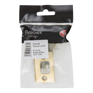 Tube Latch 2.5in Bolt-Through - Brass by Hiatt
