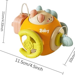 Activity Sensory Busy Cube Travel Toy 10in1 Montessori Learning - Orange by Dyzi