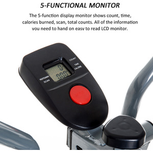 HOMCOM Air Walker Glider Cross Trainer - Silver, black by HOMCOM