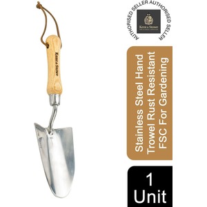 Kent & Stowe Stainless Steel Rust Resistant Hand Trowel - Silver by Kent & Stowe