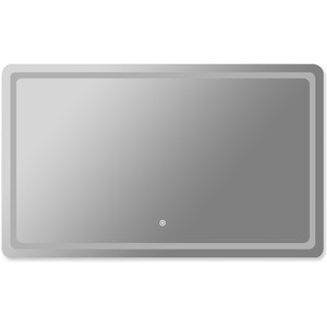 Bathroom Mirror With 3 Colour LED Light - White by Emitto