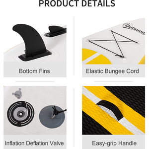 Outsunny 10ft Inflatable Board - Yellow by Outsunny