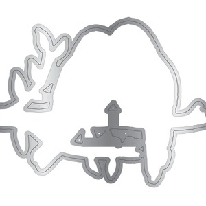 The Lovebirds Stamp and Die - Multi by Crafters Companion