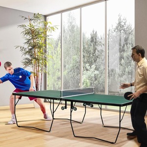 9FT Folding Table Tennis Table - Green by Chilli Seating