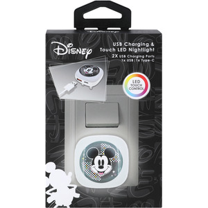 Mickey USB Charging and Touch LED Nightlight - Red by Disney