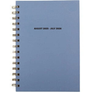 25/26 Muted Typo Diary