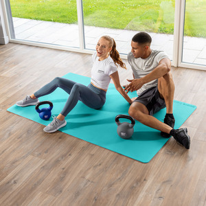 Extra Large Exercise Mat - Teal by Core Balance