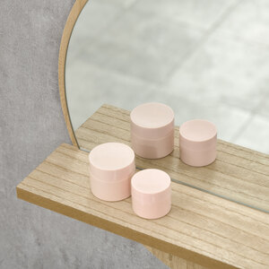 kleankin Round Bathroom Mirror with Shelf Wall Mounted Makeup Mirror by kleankin