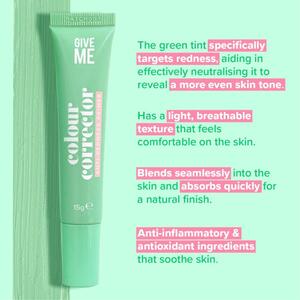 Colour Correcting Cream Concealer - Green by Give Me Cosmetics