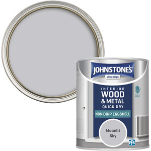 Johnstone's Interior Wood and Metal Quick Dry Eggshell Paint - Moonlit Sky / 750ml by Johnstone's