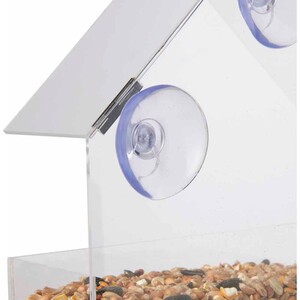 Window Bird Feeder - Clear