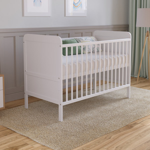 Levi Cot Bed With Mattress - White by Love For Sleep