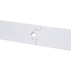 HOMCOM 6ft Modern Antique Style Sliding Door Set Kit - White by HOMCOM