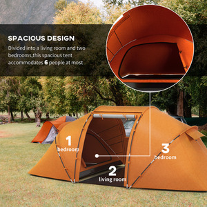 Outsunny Camping Tent With UV Protection by Outsunny