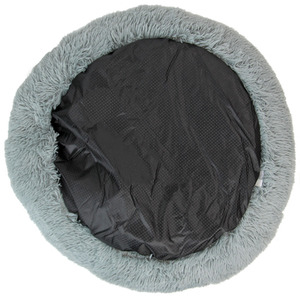 Fluffy Dog Bed in Grey - Grey / XL by Actiaspet