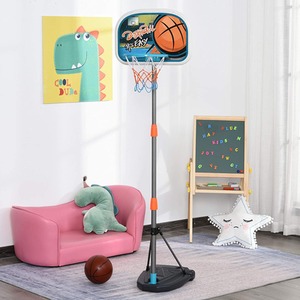 HOMCOM Kids Basketball Stand - Black by HOMCOM