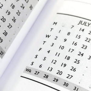 Black 2026 A4 Diary Planner Day A Page Hard Cover Organiser - Black by Tallon