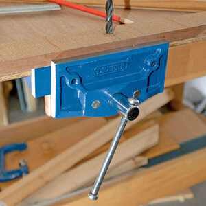 Draper 150mm Woodworking Vice - Blue by Draper
