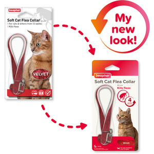 Beaphar Cat Flea Collar - Velour by Beaphar