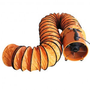 MAXBLAST Dust Extractor 300mm with 12m Duct - Orange by Maxblast