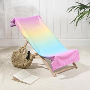 Ombre Beach Towel Microfibre - Blue by OHS