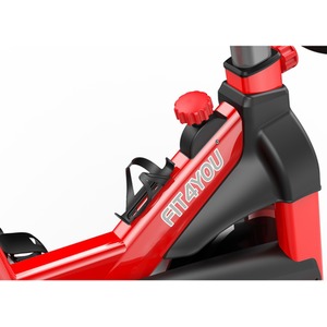 FIT4YOU Exercise Bike Fitness - Red and Black by FIT4YOU
