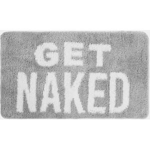 Get Naked Non-Slip Textured Shower Bath Mat - Grey by OHS