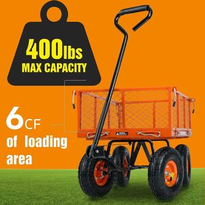 Wagon Utility Cart - Orange by SuperHandy