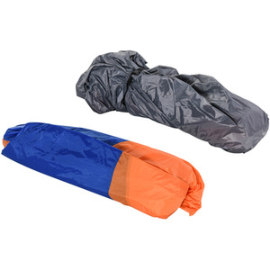 Outsunny Six Man Hexagon Pop Up Tent - Orange and Blue by Outsunny