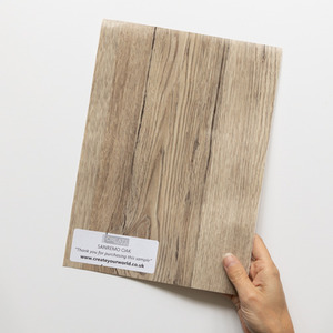 dc fix Sanremo Oak Self Adhesive Vinyl Wrap for Kitchen Doors and Worktops - Brown / A4 by d-c-fix