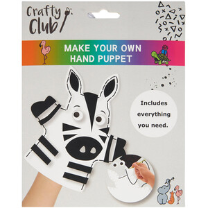 Crafty Club Make Your Own Hand Puppet Kit by Crafty Club