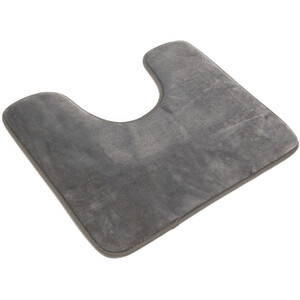 Memory Foam Bath Mat Set - Silver
