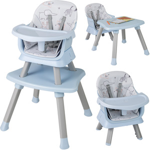 Multifunctional Baby High Chair - Blue by Costway