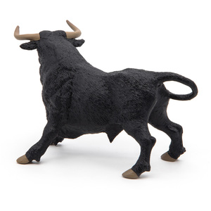 PAPO Farmyard Friends Andalusian Bull Toy Figure - Black by PAPO
