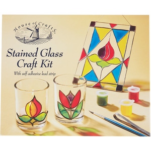House of Crafts Stained Glass Craft Kit - Multiple Colours by House of Crafts