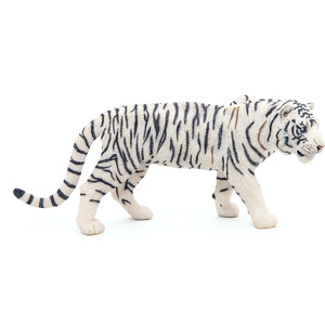 PAPO Wild Animal Kingdom White Tiger Toy Figure - White by PAPO