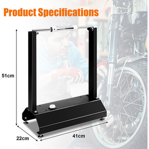 Motorcycle Wheel Balancer - Black by Costway