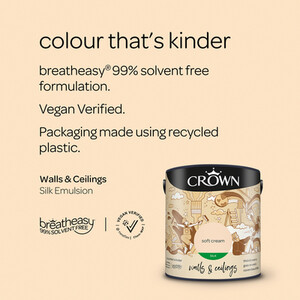 Crown Walls and Ceilings Silk Emulsion by Crown Paints