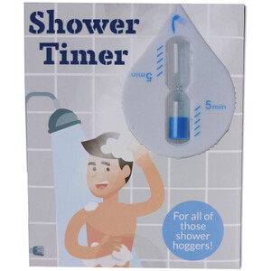 Shower Timer - Clear and Blue